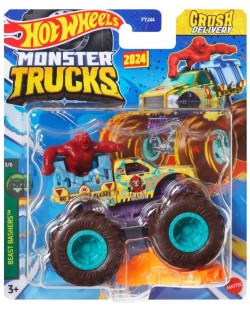 Бъги Hot Wheels Monster Trucks - Crush Delivery, 1:64